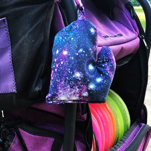Sparkle Space Mitten Bag, Disc Golf Bag, Moisture Absorbing Bag, Hand Grip Bag, Disc Golf Accessories