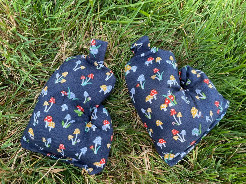 Mushroom Mitten Bag, Disc Golf Bag, Dry Hand Bag, Moisture Absorbing