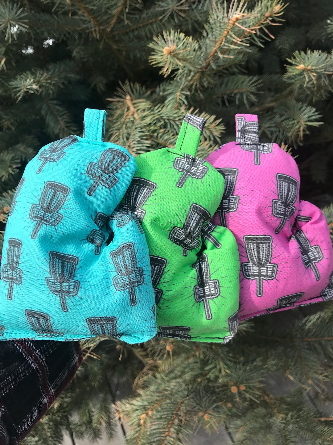 Disc Golf Basket Mitten Bag, Disc Golf Accessories, Disc Golf, Disc