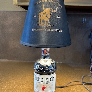 750ml Pendleton Whiskey Lamp