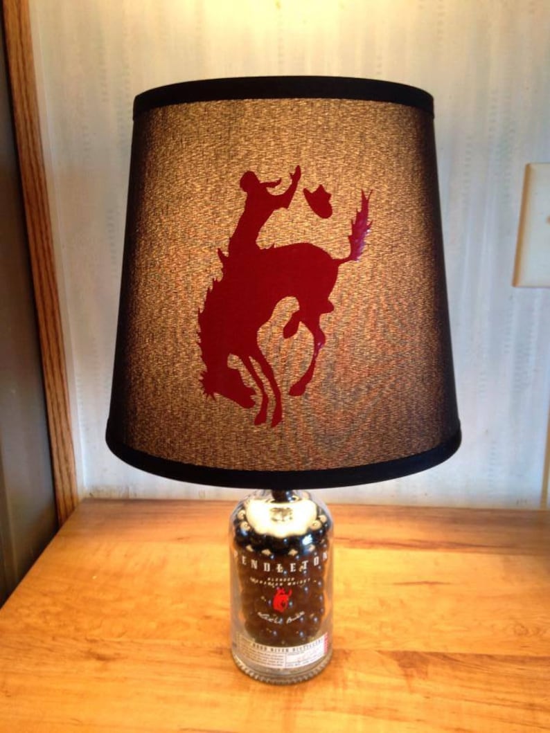 750ml Pendleton Whiskey Lamp Etsy