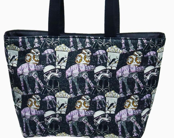 Tote Bag, SW Battle Fabric, Ready to Ship, Mulberry Hill Design, Custom Stitchcraft