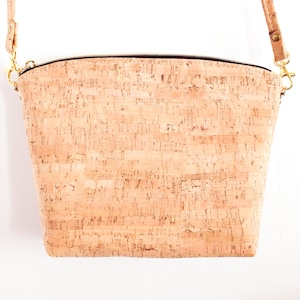 Bolso bandolera de corcho Lulu, varios colores y estampados, listo para enviar