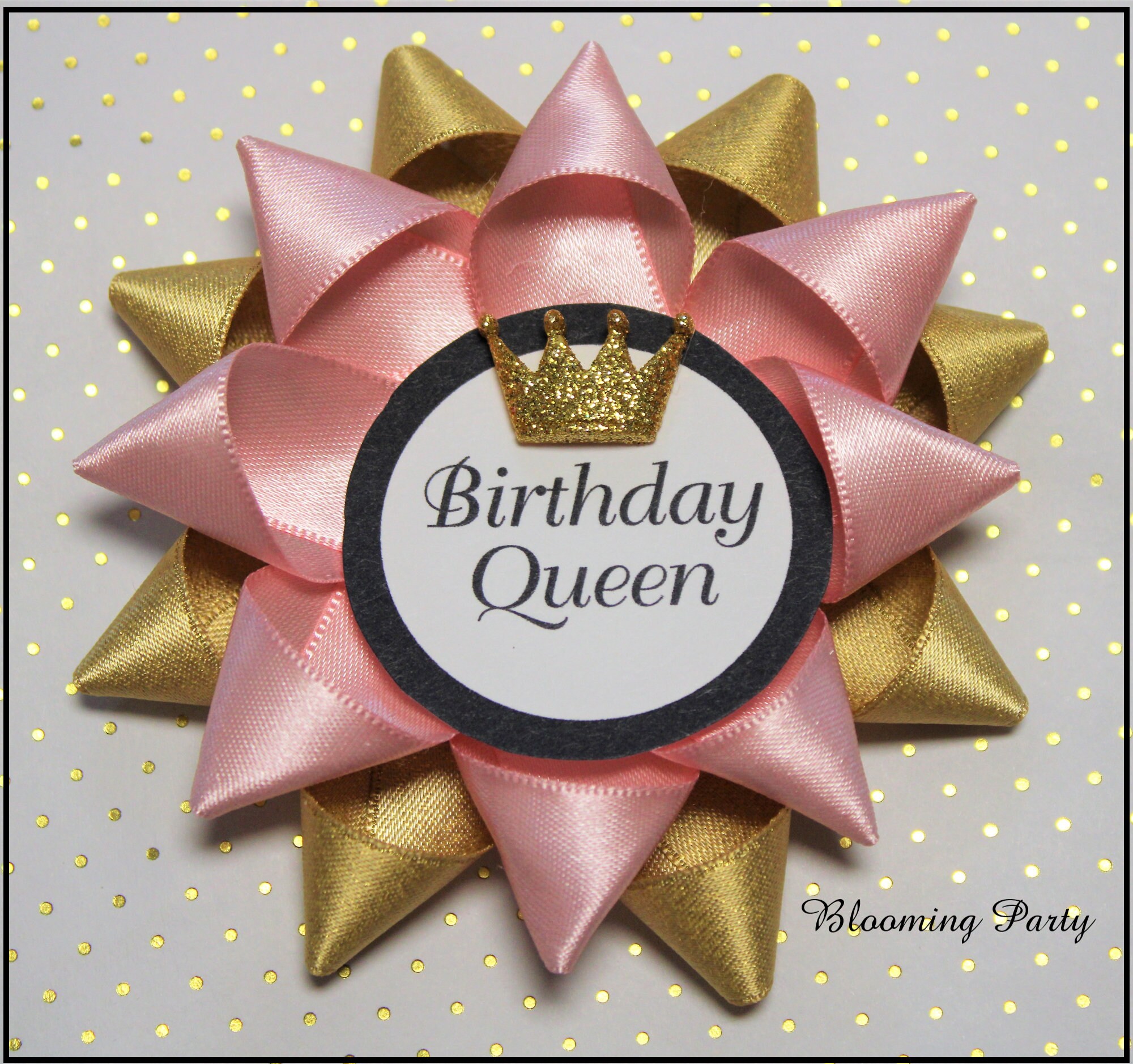Birthday Party Decorations, Girls Birthday Ribbon, Birthday Girl