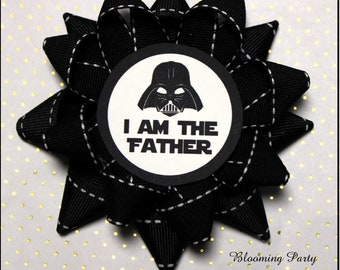 I Am The Father Corsage Star Wars Daddy To Be Corsage Star Wars Party Pin Star Wars Baby Shower Corsage Star Daddy To Be Pin Star Wars Party