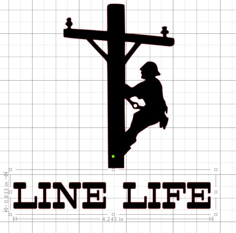 Line life lineman decal download studio3 dxf png  etsy Line life lineman decal download studio3 dxf png  etsy