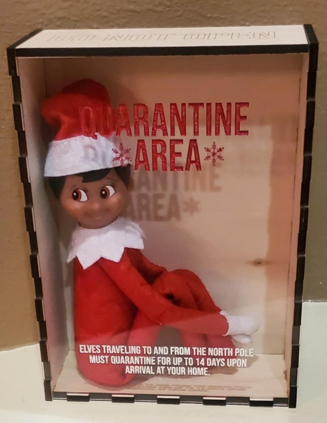 Elf On The Shelf Quarantine Box 2020 Etsy