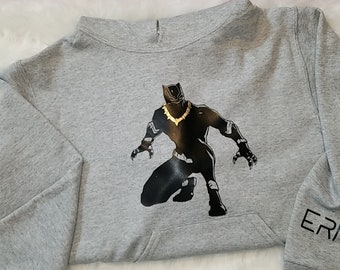 Sweatshirt Hoodie-"Black Panther--Wakanda Forever"