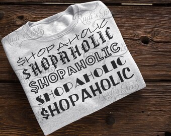 Sweatshirt -"Shopaholic"