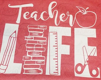 T-Shirt-Custom-"Teacher Life"