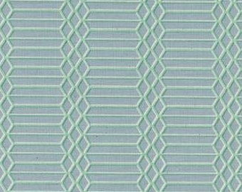 NEW!! - Cotton Fabric by the Yard - Fat Quarter Bundle - Quilt Fabric Bundle - Cotton + Steel - C5173-003 Panorama - Dandy Bars - Aqua