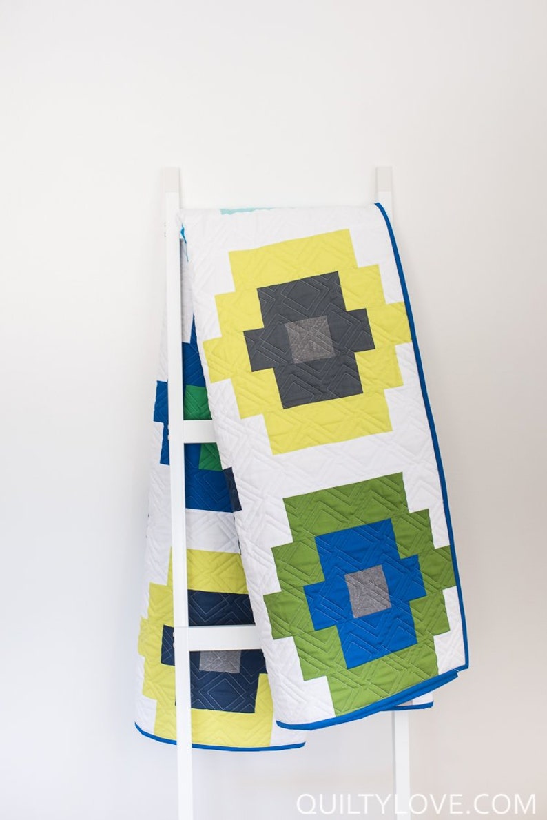 Twin Throw Baby Quilty Beads Quilt Paper Pattern by Quilty Love Queen Quilt Pattern
