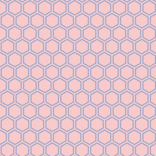 SALE!  CLEARANCE!  Fabric by the yard - Modern fabric - Quilt Fabric - Fat quarter bundle - Rose Quartz and Serenity - What the Hex in pink