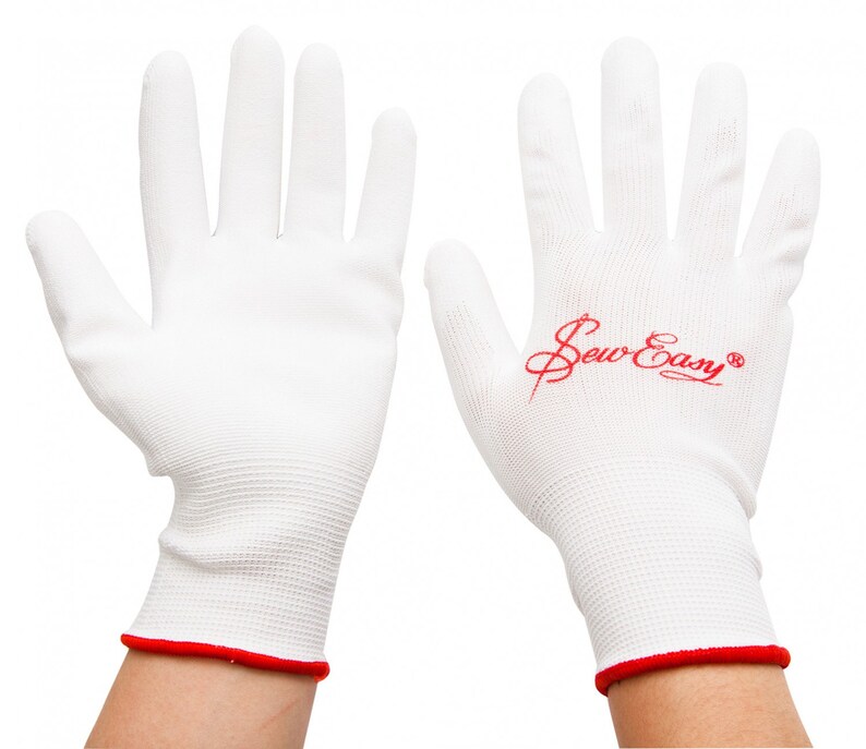 Quilting gloves with gripping in size Large From Tacony Etsy