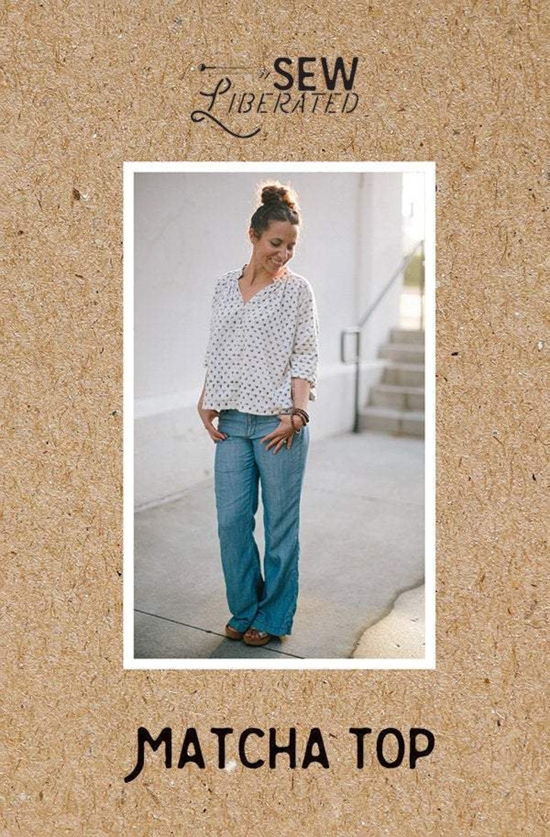 Matcha Top SL N126 Paper Pattern from Sew Liberated