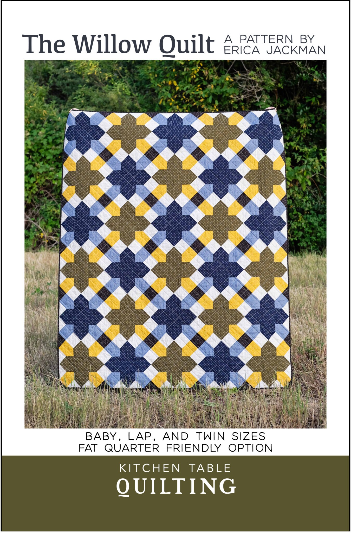 The Willow Quilt Paper Pattern From Kitchen Table Quilting - Etsy