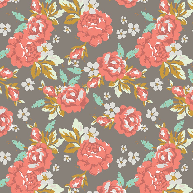 Golden Days by Fancy Pants Designs for Riley Blake PREORDER Floral Fabric SHIPS AugSept 2019 Golden Days Floral Navy