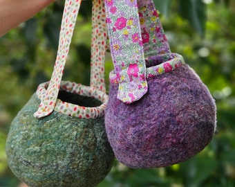 Easter baskets wetfelted children's basket