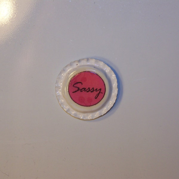 Sassy Bottlecap Magnet