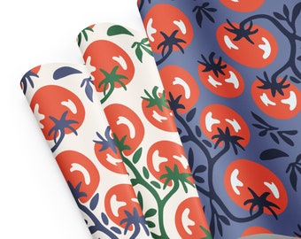 Tomato print - Wrapping paper sheets (3)