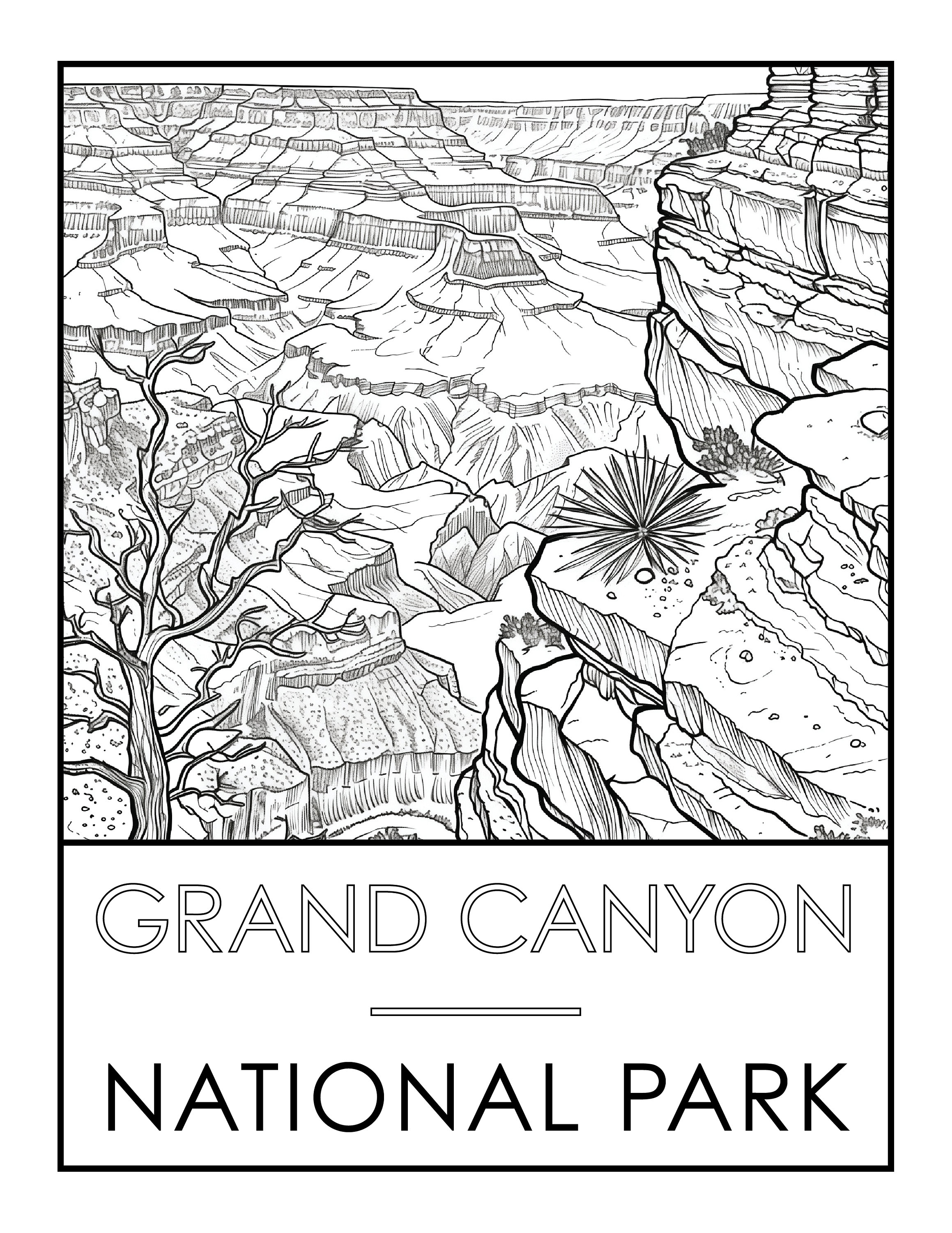 Coluring In Rainer's National Parks Coloring Pages: Yellowstone, Rainier, Grand Canyon ...