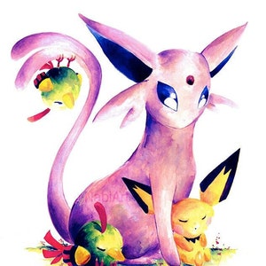 Johto Daydream - Espeon Giclee Print
