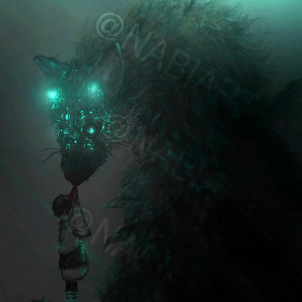 Siervos - The Last Guardian Edición Limitada Giclee Print