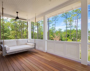 FREE SHIPPING! the Avalon Bed Swing Twin Size Hanging Porch Bed