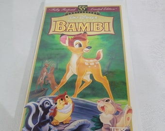 ウォルト ディズニー - バンビ - 完全修復版 55 周年記念限定版 - VHS