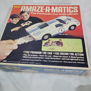 Vintage Hasbro Amaze-A-Matics car with a brain remote car