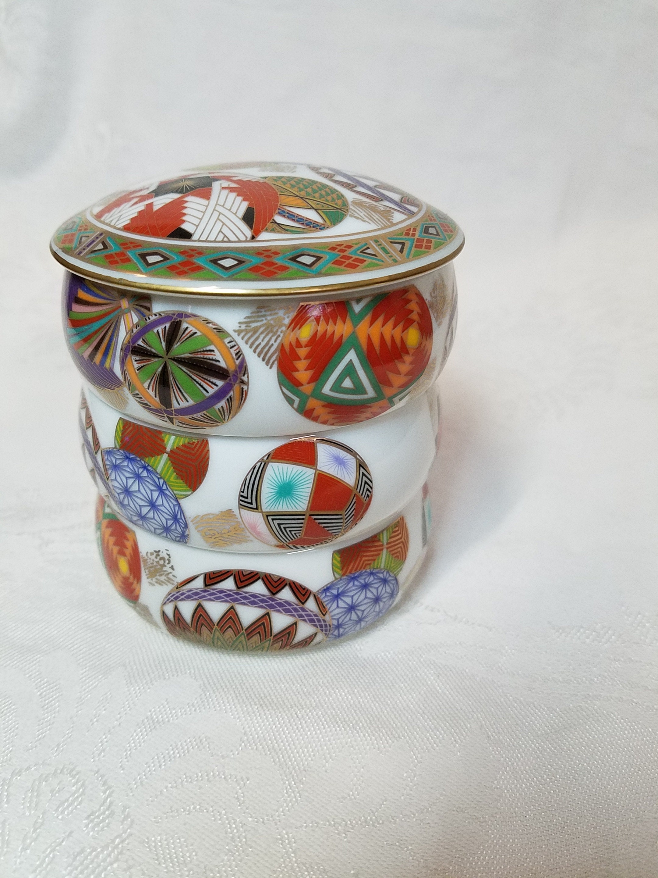 Platos de porcelana de apilamiento vintage con tapa | Etsy