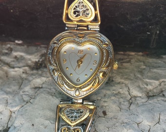 Vintage Fada Bezel Heart Shaped Watch Norway