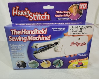 Vintage Dexter Hand Nähmaschine mit Gebrauchsanweisung und Koffer
