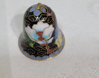 Vintage small decorative cloissone bell