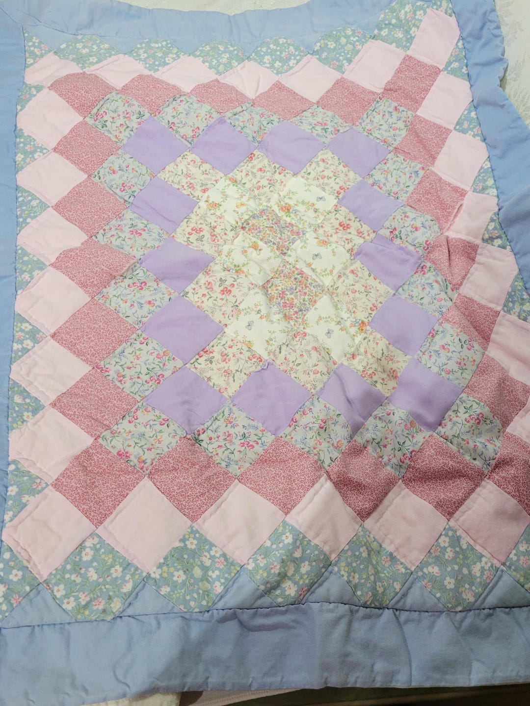 専用【1960s USA vintage】ベビーキルト ブランケット ヴィンテージベビーブランケット/キルト - Etsy 日本