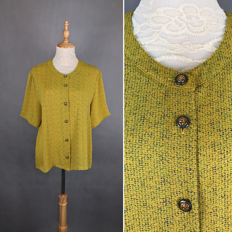 yellow summer blouse