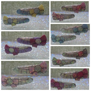 Made to Order Sailor Moon Sailor Scout Inspired 2 Hairclip Venus Mercury Mars Jupiter Neptune Uranus Pluto Saturn Tuxedo Mask Chibiusa Luna