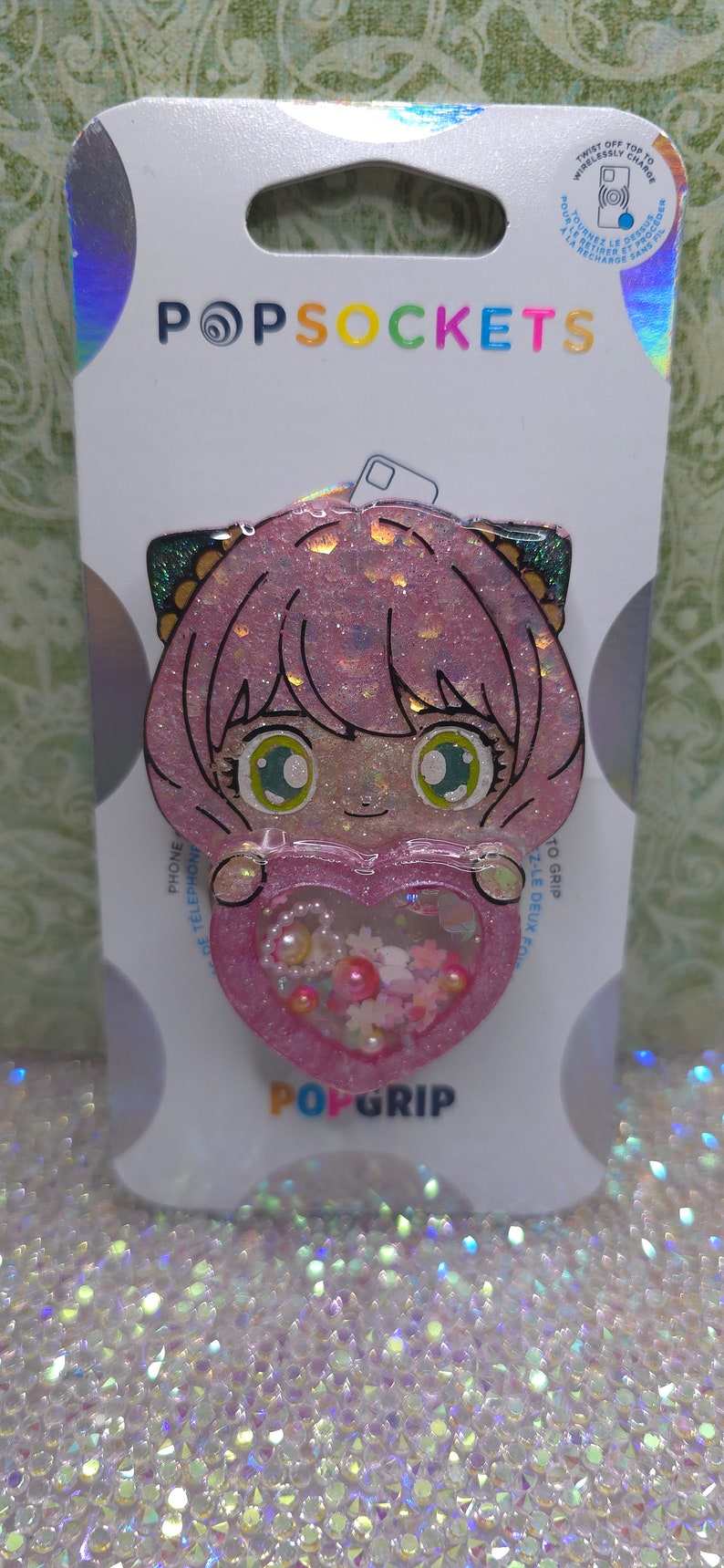 Made to Order Anya Forger Spy X Family Anime Popsocket Badge Reel ...