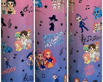 Kpop Demon Hunters inspired 20 oz tumbler