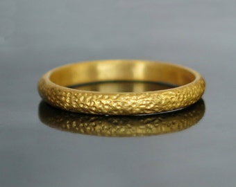 Unique wedding band, Modern gold ring, Thin gold ring, Textured wedding band, Men's gold ring, Unique gold band, Men's wedding band