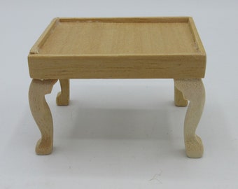 Antique Dollhouse- Furniture- Table- Wood- Doll Lover- Doll Collector