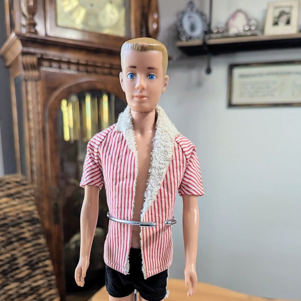 Vintage- Ken- Antique  Doll- 1962- Vinyl- Mid Mod - Barbie-  Collector- Lover- Gift- Mom- Mid Century- Barbie's Boyfriend- Blonde- Gift