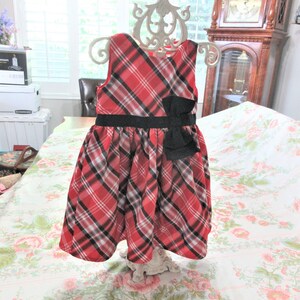 Carter's red and black plaid dress cheap