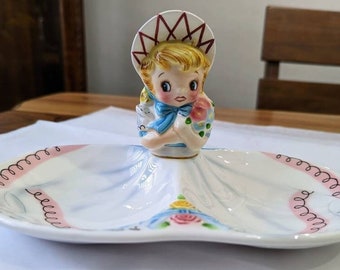 Rare LEFTON MISS PRISS Covered Candy Dish - Etsy