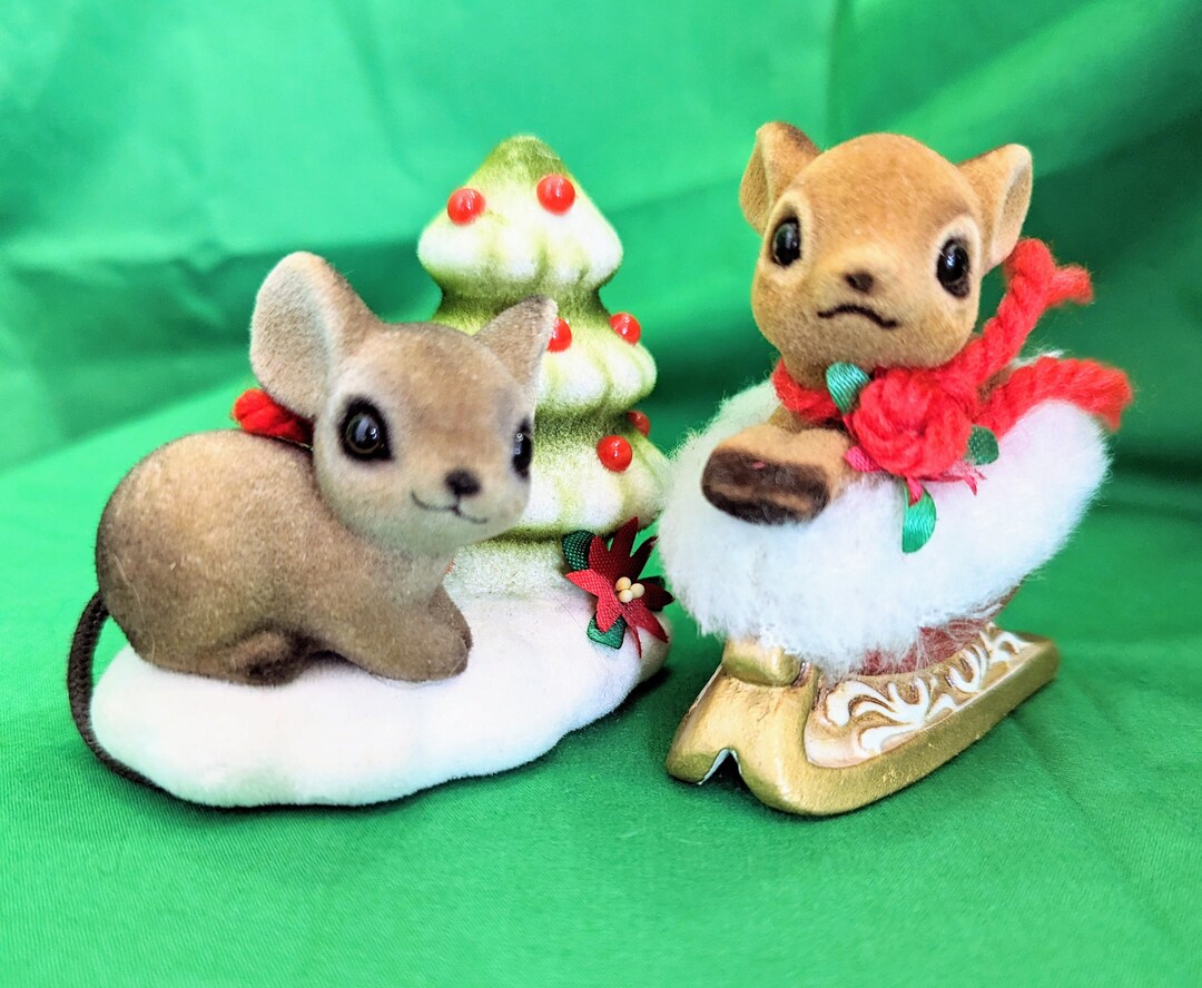Vintage Christmas Mice 