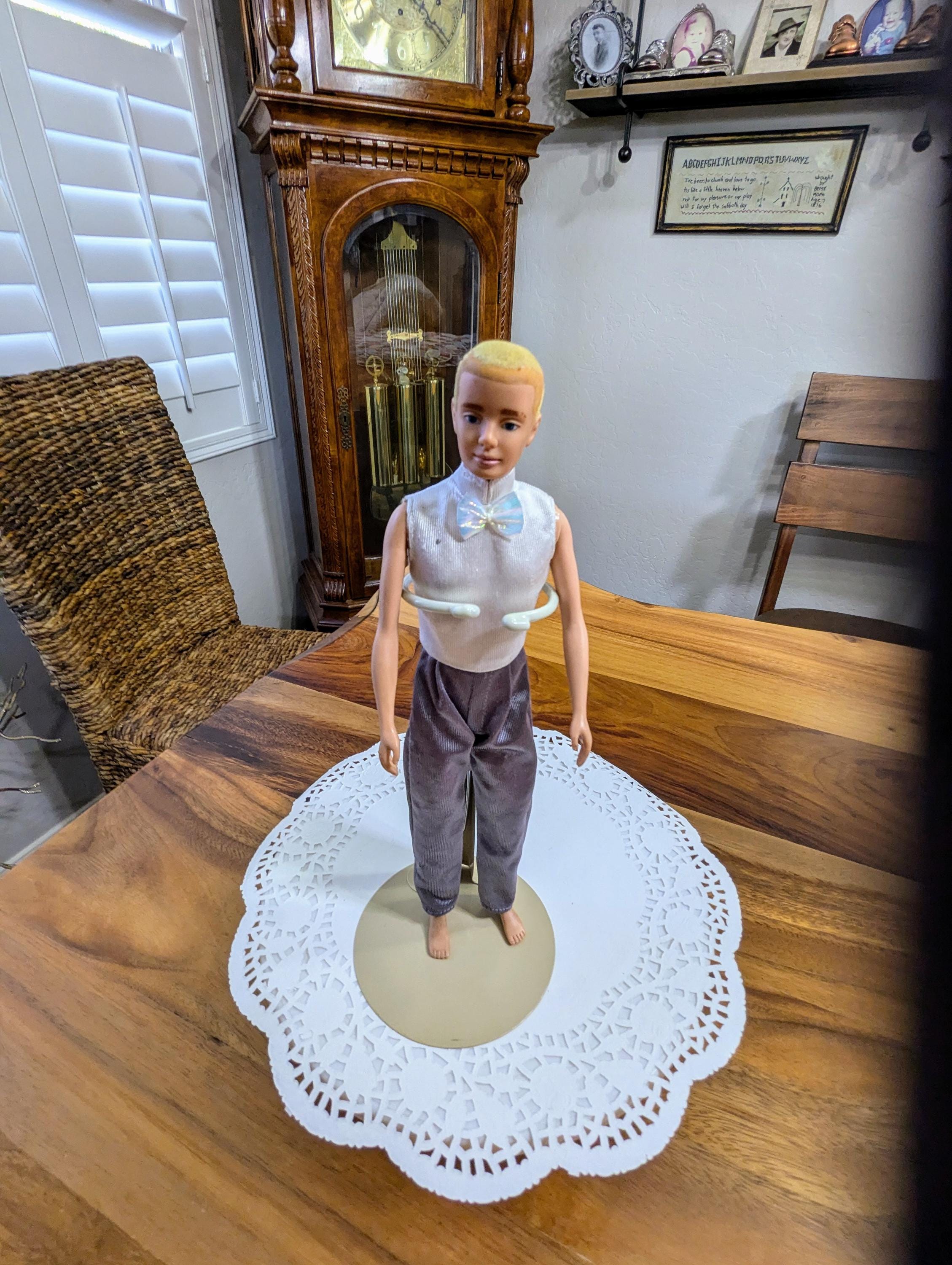 Blonde 1965 Ken Doll Vintage Barbie Ken Doll Blonde, Molded Hair
