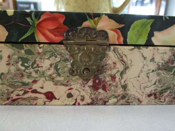 Antique- Dresser Box- Vanity - Victorian- Edwardi… - image 9