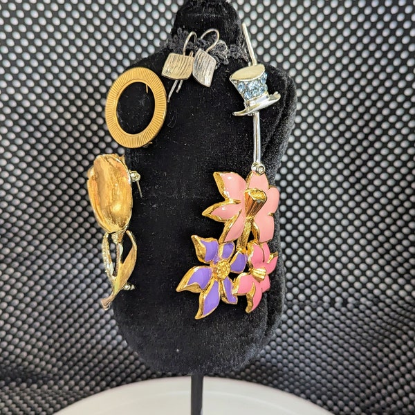 Jewelry- Lot- Recycle- Repurpose- Crafts- Mid Century- 1950-1960- Mid Mod- MCM- Brooch- Earrings- Pins - Pendant- Miscellaneous- Costume