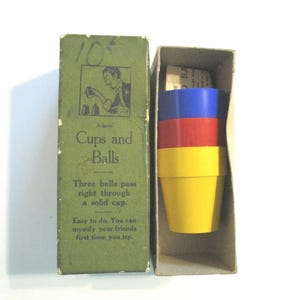 Antique- Magic Set -Toy -Collector- Magician- 1920s- Complete- Gift- Man Cave- IOB- In Original Box