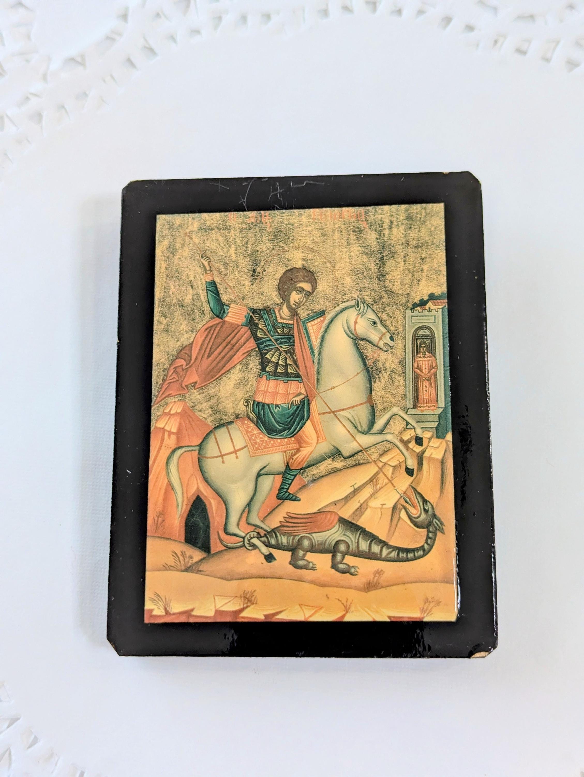 Rare- Religious- Icon- Greek Orthodox- Catholic- Christian- Saint